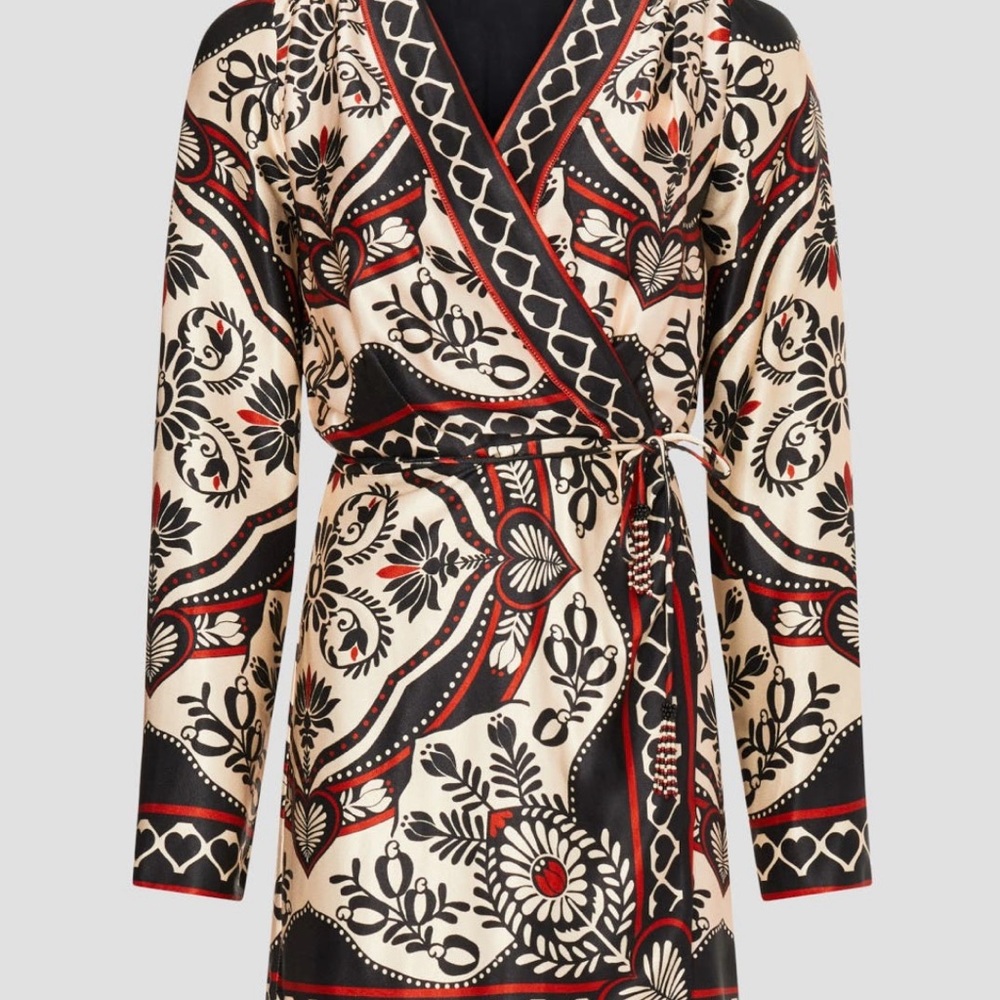 FARM Rio Passion Wrap Mini Dress